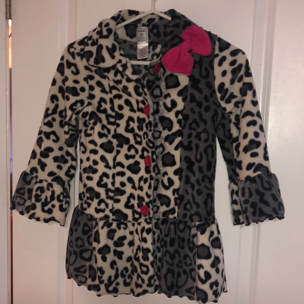 Girls Dressy Fleece Coat - 6x